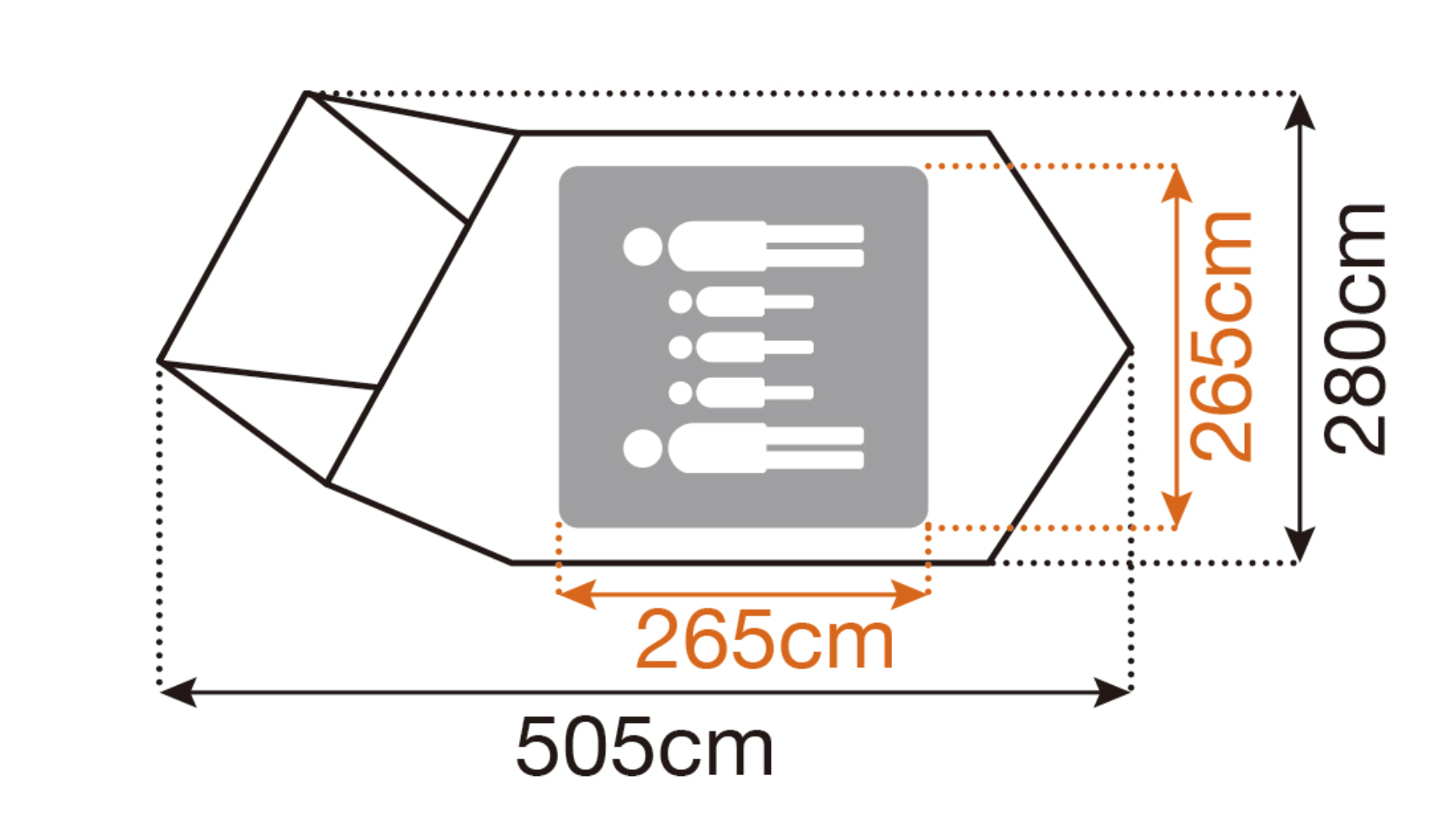 アメニティドーム M にピッタリなグランドシートは？サイズの合う代用品を調査してみた！ | cyclecampers.com