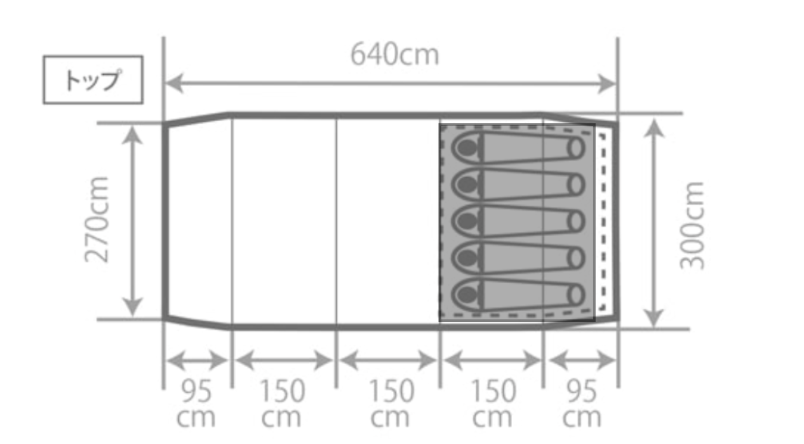 カマボコテント3M（タン） T5-689-TN - DOD（ディーオーディー